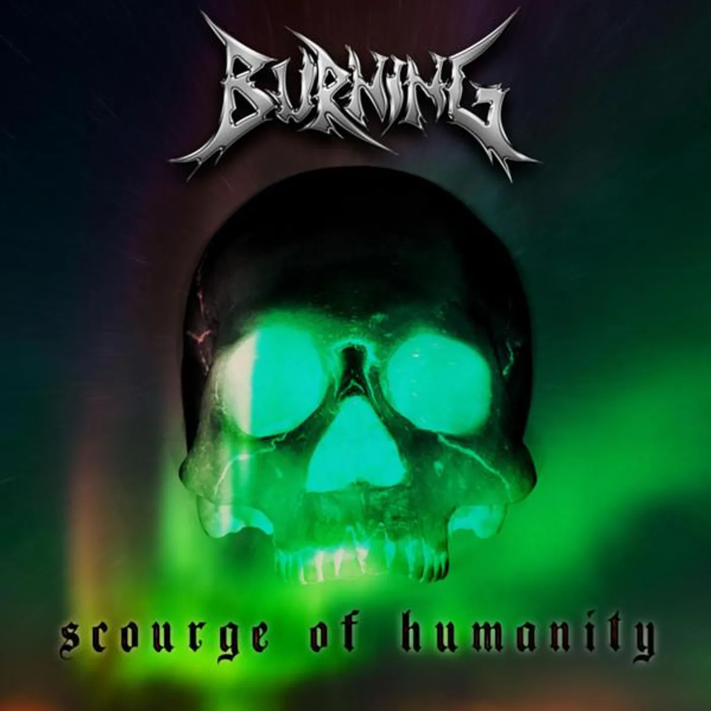Burning SCOURGE OF HUMANITY CD