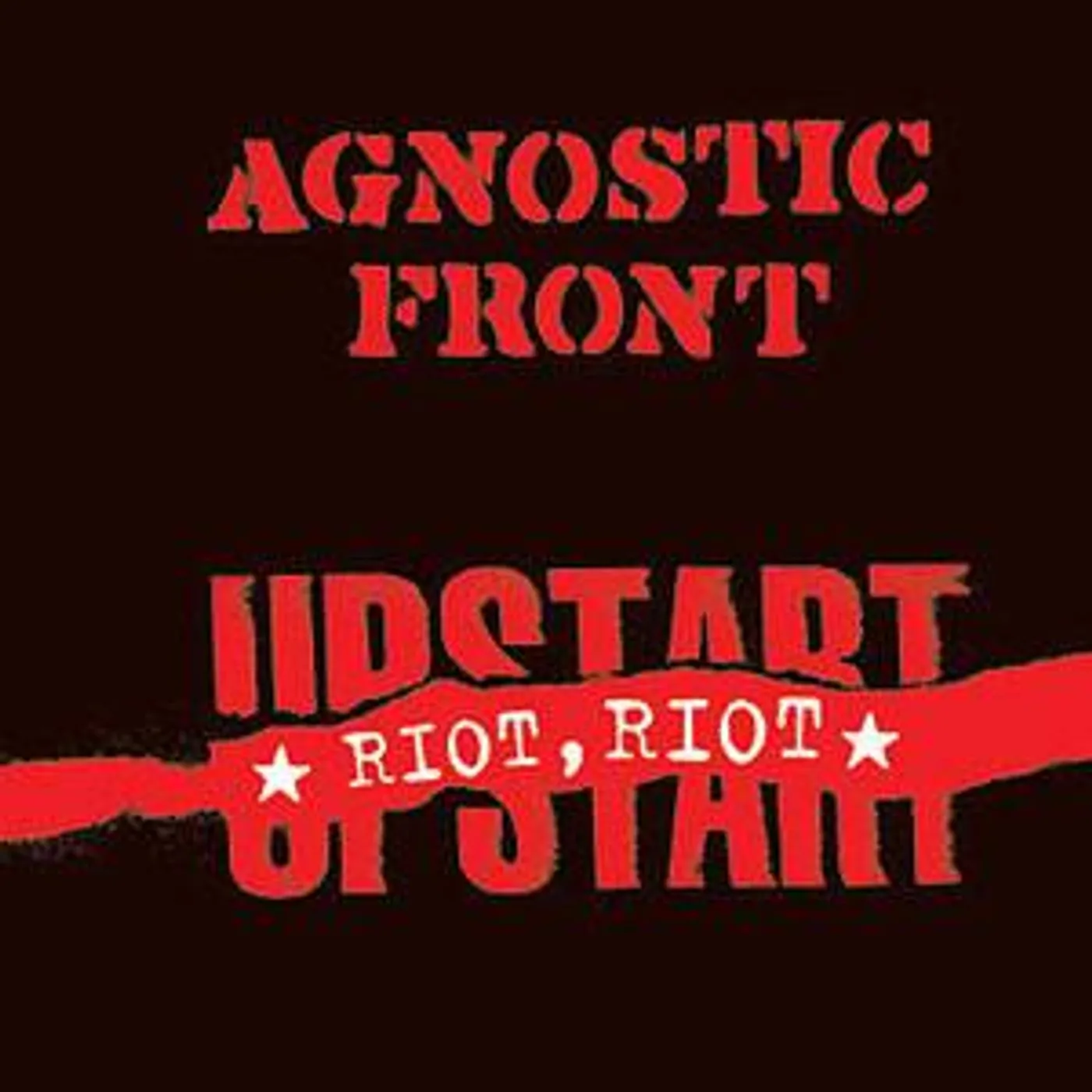 Agnostic Front RIOT RIOT UPSTART CD