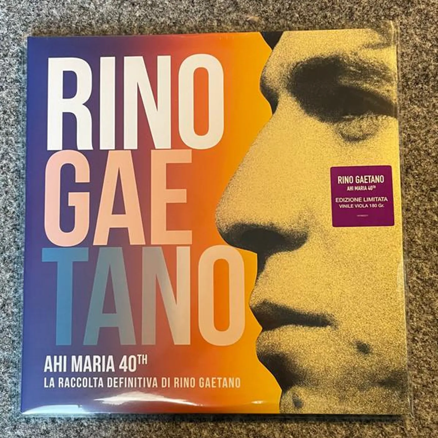 Rino Gaetano Ahi Maria 40th Vinyl Record