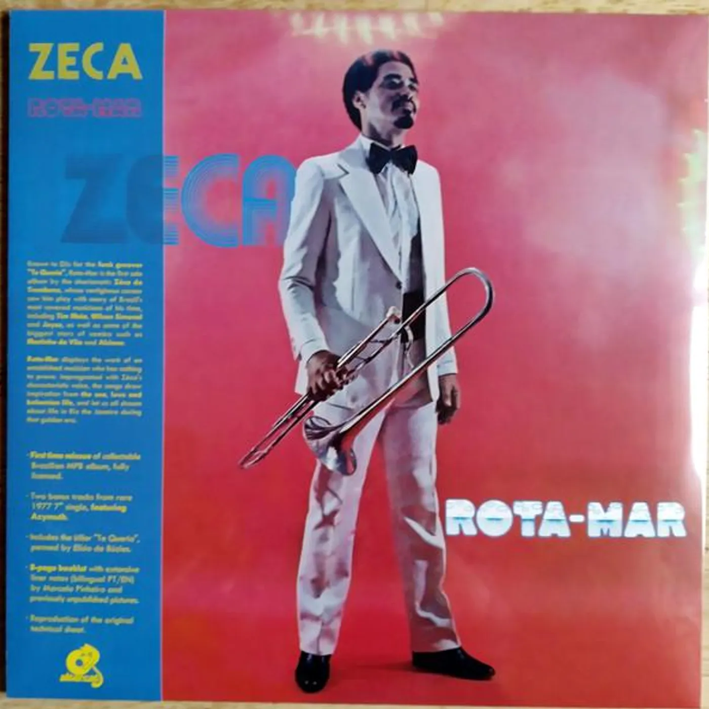 Zeca Do Trombone ROTA-MAR (BOOKLET/BILINGUAL LINER NOTES BY JOURNALIST MARCELO PINHEIRO/UNPUBLISHED PICTURES) Vinyl Record