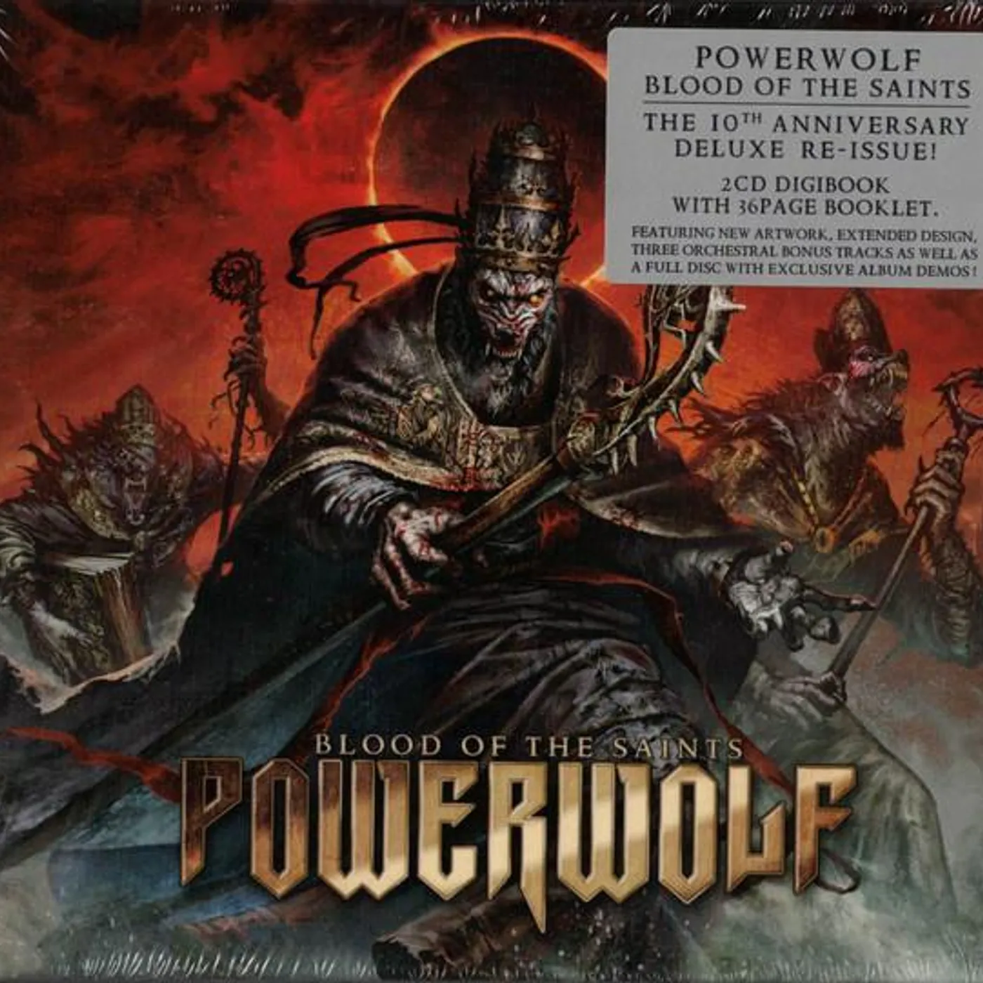 Powerwolf BLOOD OF THE SAINTS (10TH ANNIVERSARY EDITION/2CD) CD