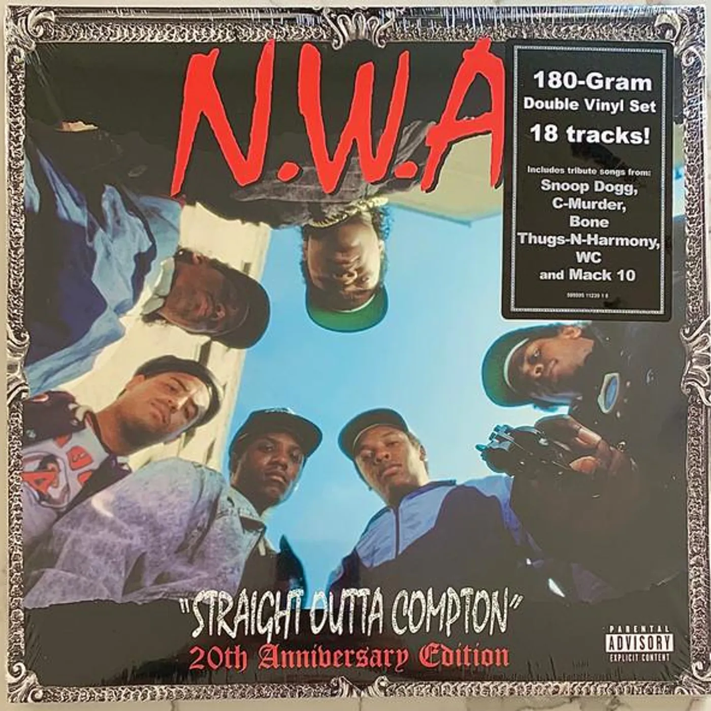 N.W.A. STRAIGHT OUTTA (20TH ANNIVERSARY EDITION) Vinyl Record