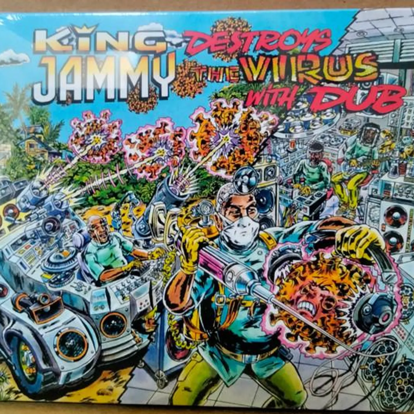 King Jammy DESTROYS THE VIRUS WITH DUB CD