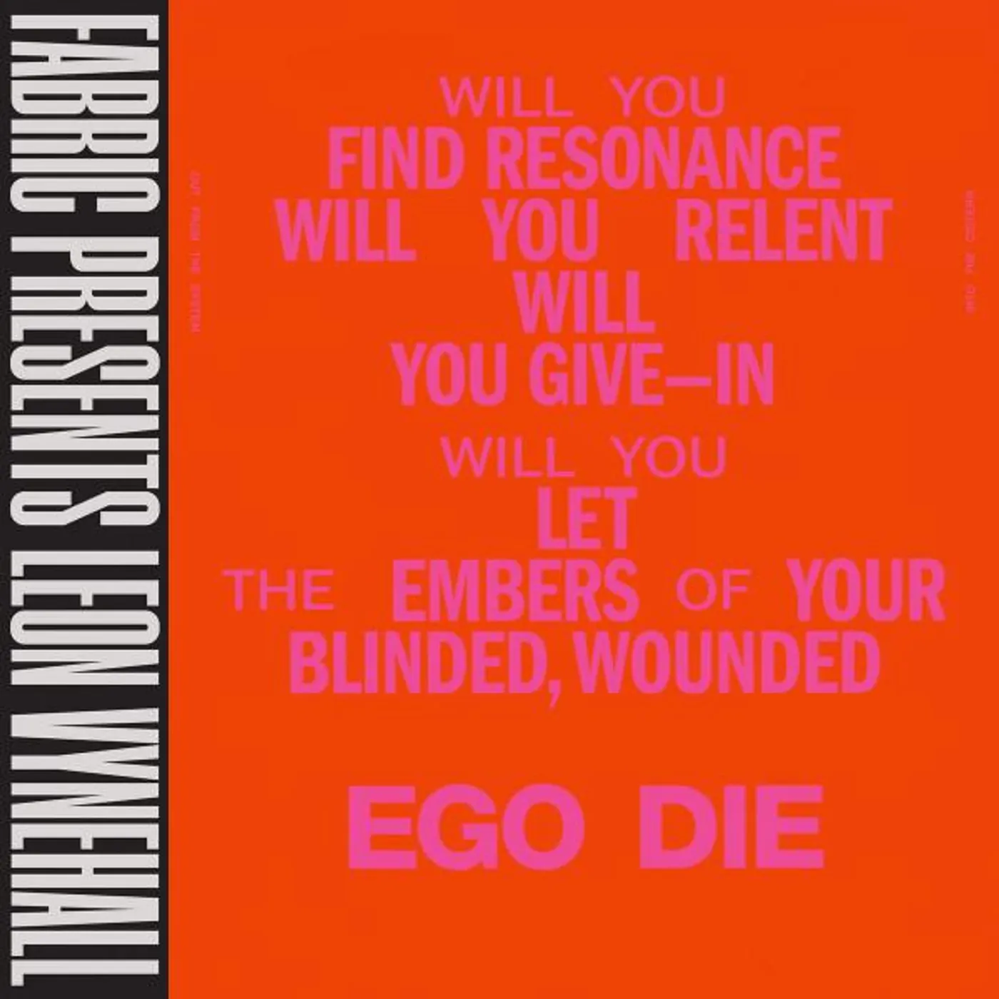 FABRIC PRESENTS LEON VYNEHALL Vinyl Record