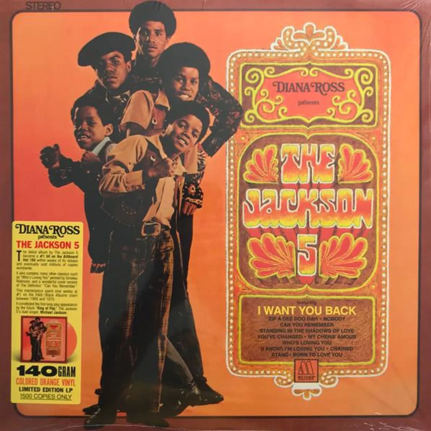 The Jackson 5 DIANA ROSS PRESENTS Vinyl Record