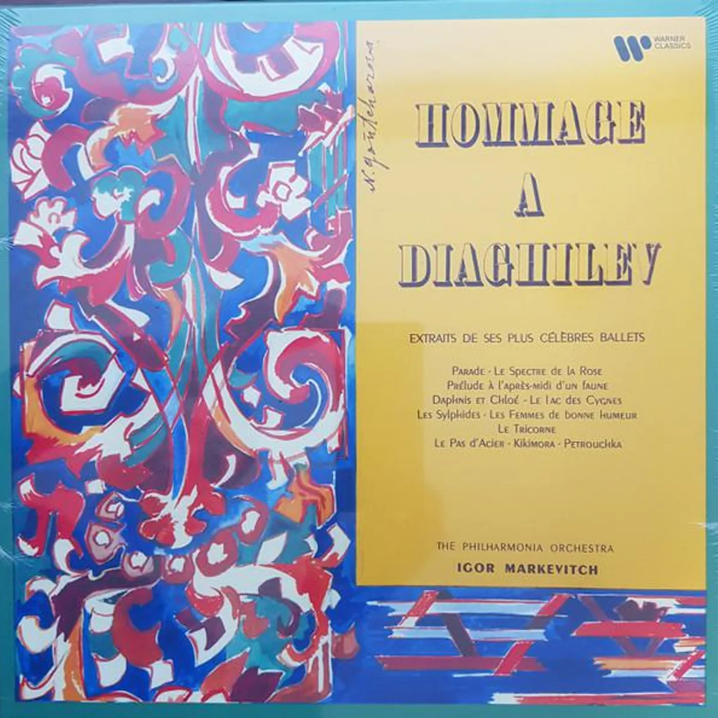 Igor Markevitch HOMMAGE A DIAGHILEV Vinyl Record