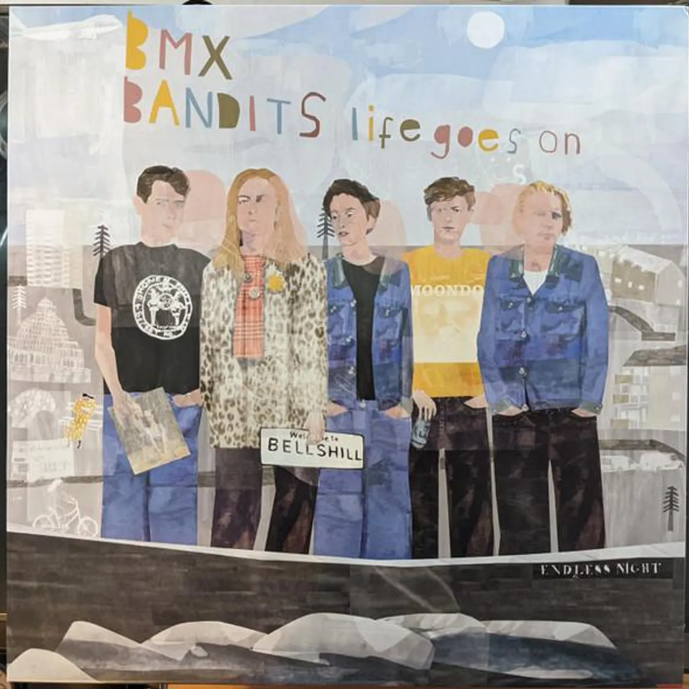 BMX Bandits LIFE GOES ON Vinyl Record