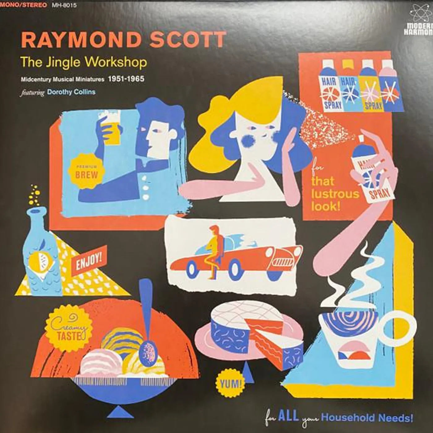 Raymond Scott JINGLE WORKSHOP: MIDCENTURY MUSICAL MINIATURES 1951-1965 (CLEAR VINYL) Vinyl Record