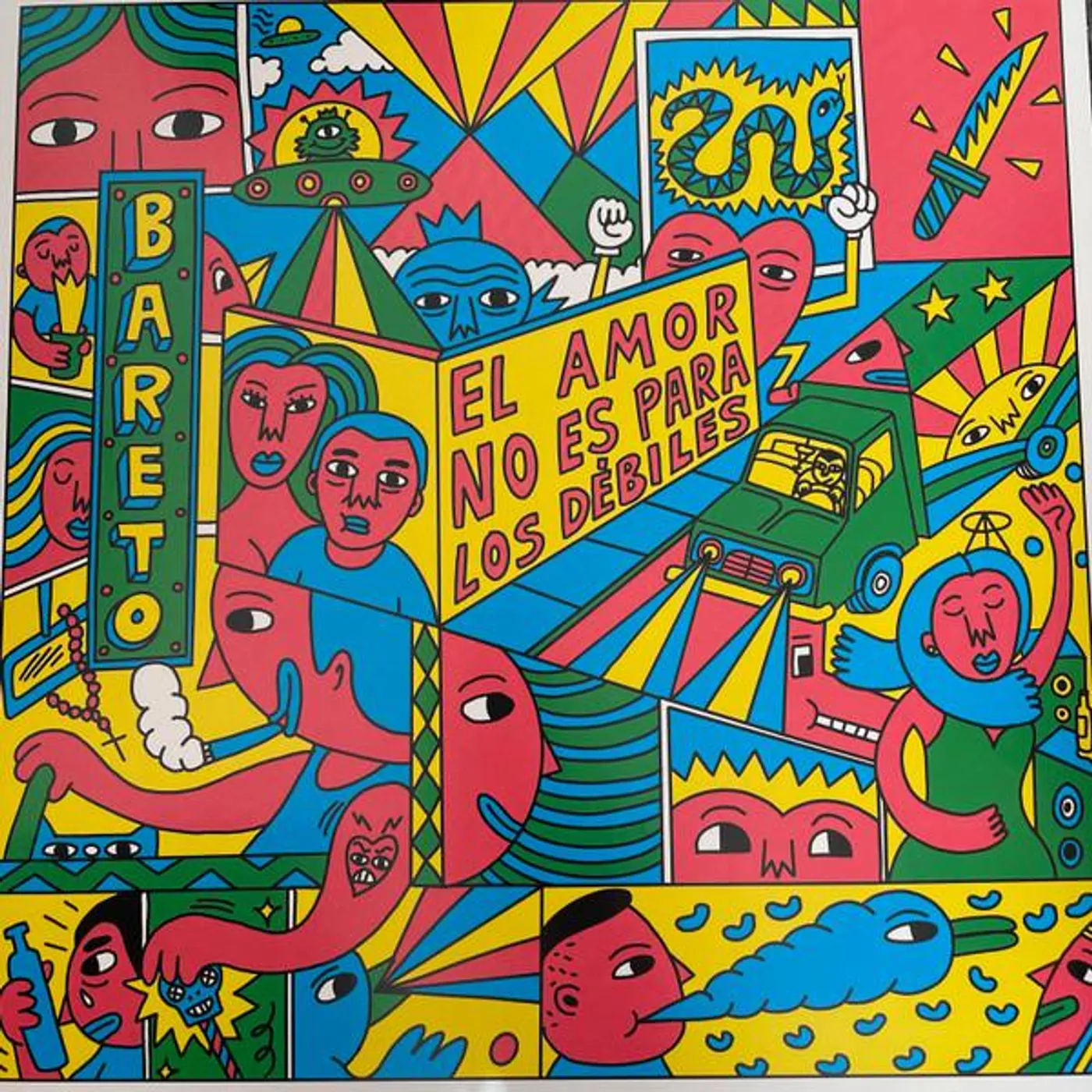 Bareto EL AMOR NO ES PARA LOS DEBILES Vinyl Record