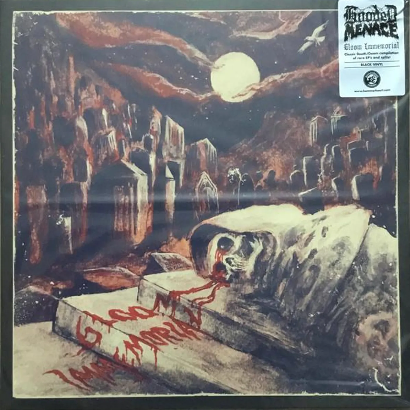 Hooded Menace GLOOM IMMEMORIAL Vinyl Record