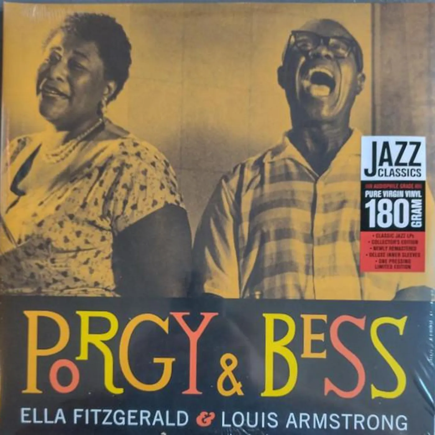 Ella Fitzgerald & Louis Armstrong PORGY & BESS (2LP) Vinyl Record