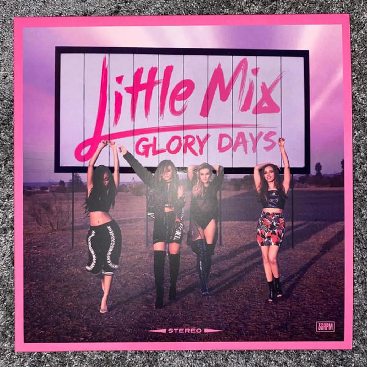 Little Mix GLORY DAYS (NEON PINK VINYL) Vinyl Record