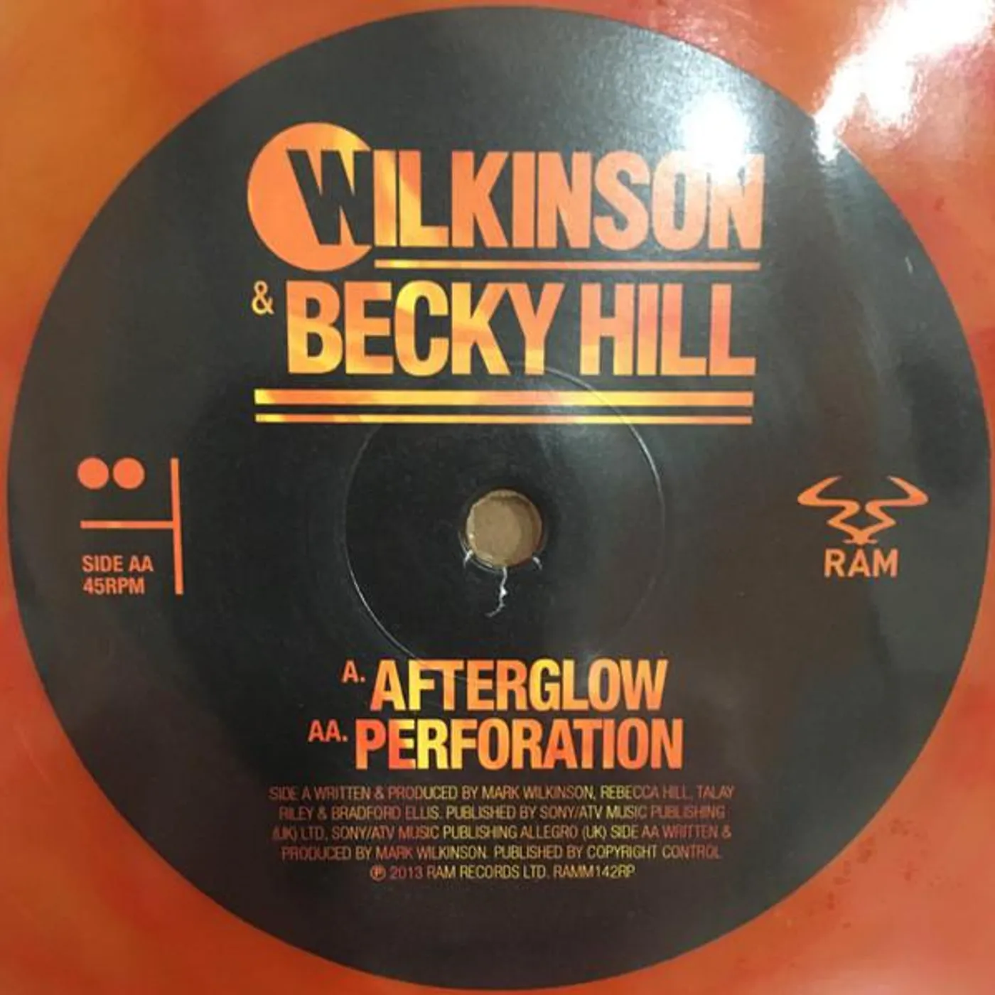 Wilkinson Afterglow / Perforation Vinyl Record