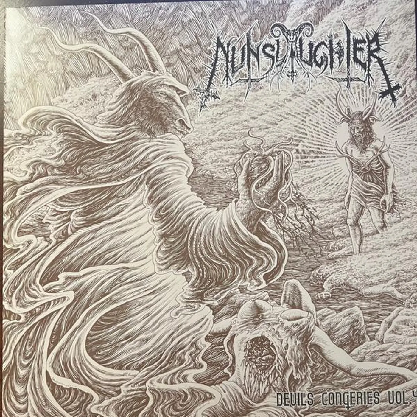 Nunslaughter DEVIL'S CONGERIES VOL 4 Vinyl Record