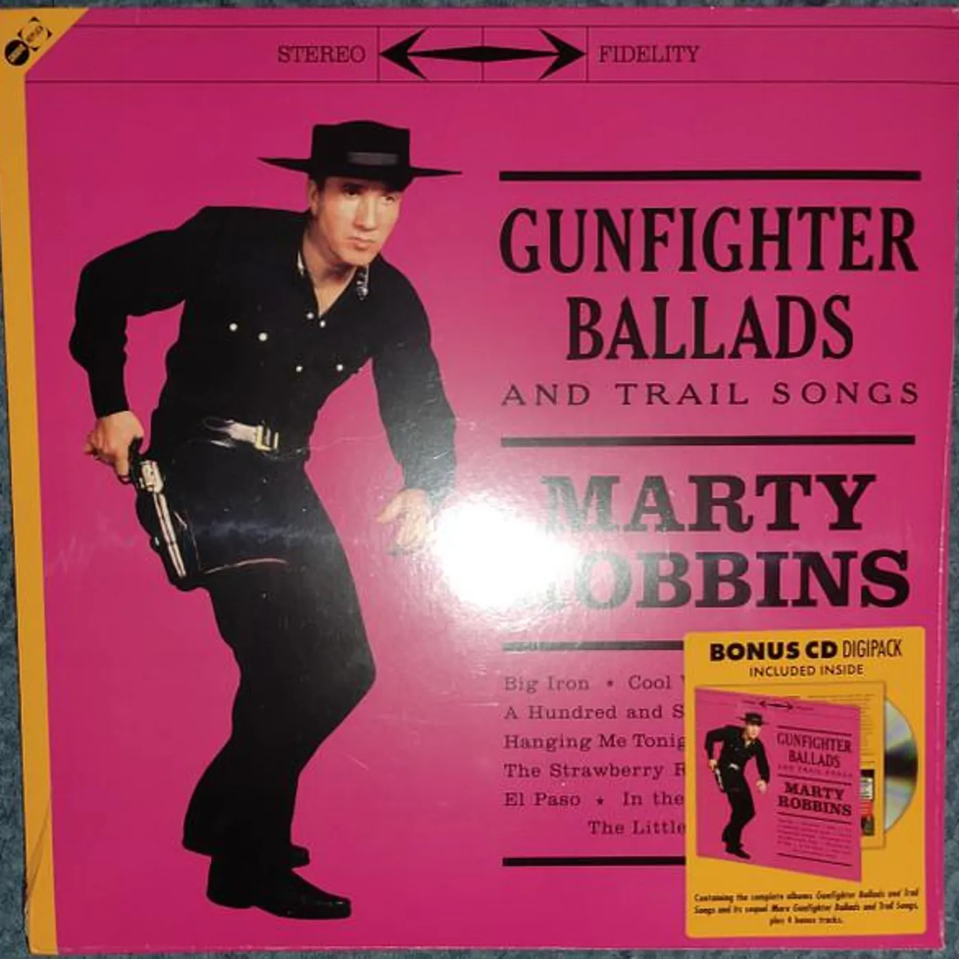 Marty Robbins GUNFIGHTER BALLADS & TRAIL SONGS Vinyl Record