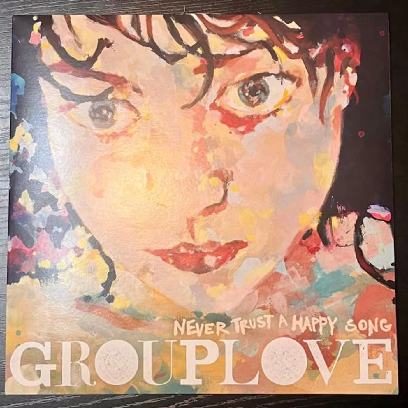GROUPLOVE NEVER TRUST A HAPPY SONG (GREEN VINYL) Vinyl Record