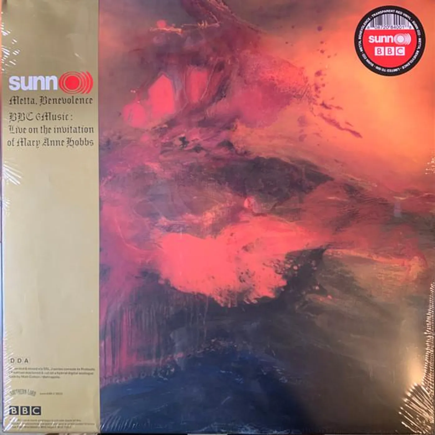 Sunn 0))) METTA BENEVOLENCE Vinyl Record