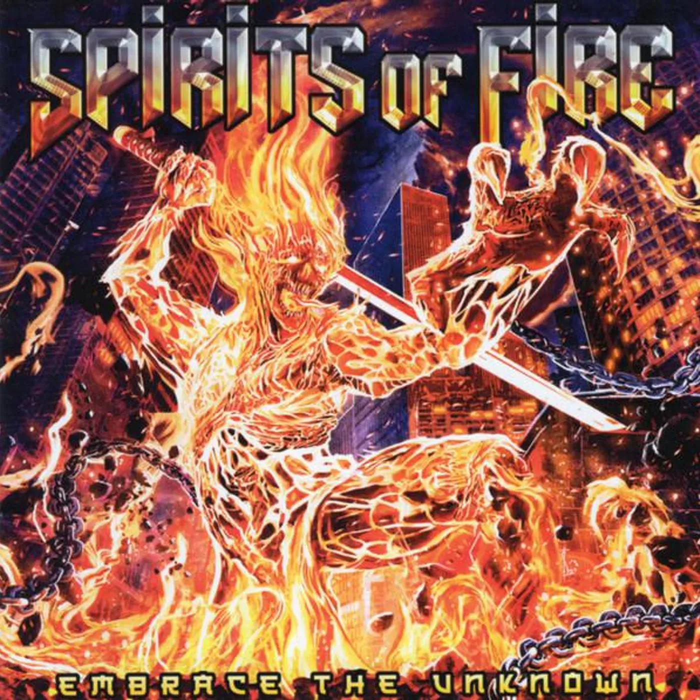 Spirits Of Fire EMBRACE THE UNKNOWN CD
