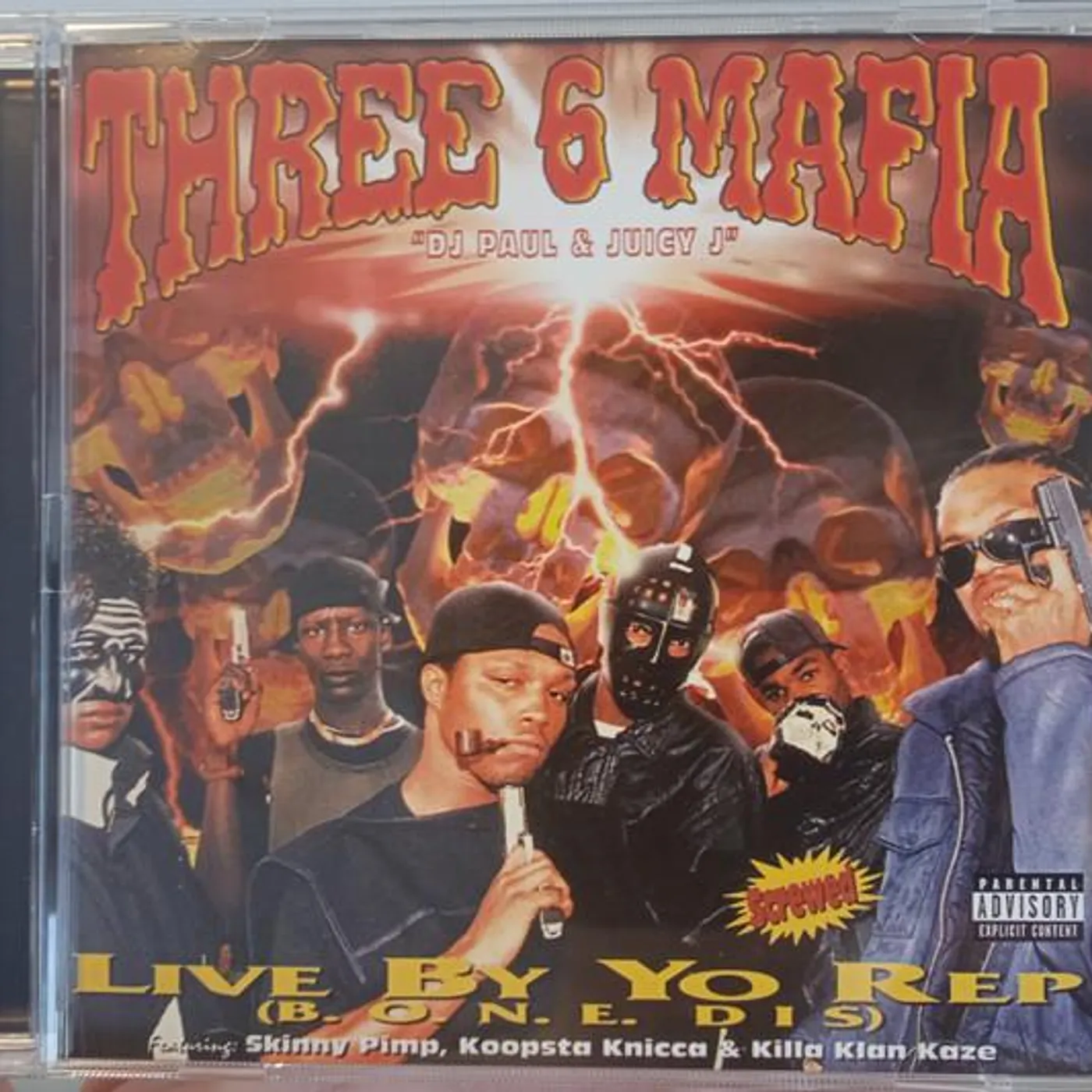 Three 6 Mafia LIVE BY YO REP CD