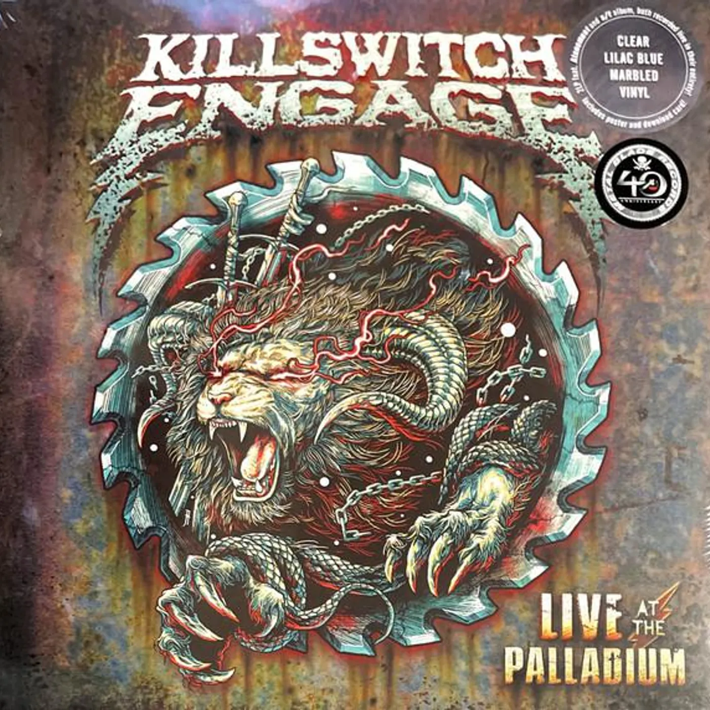 Killswitch Engage Live At The Palladium (Clear Lilac Blue Marbled) Vinyl Record