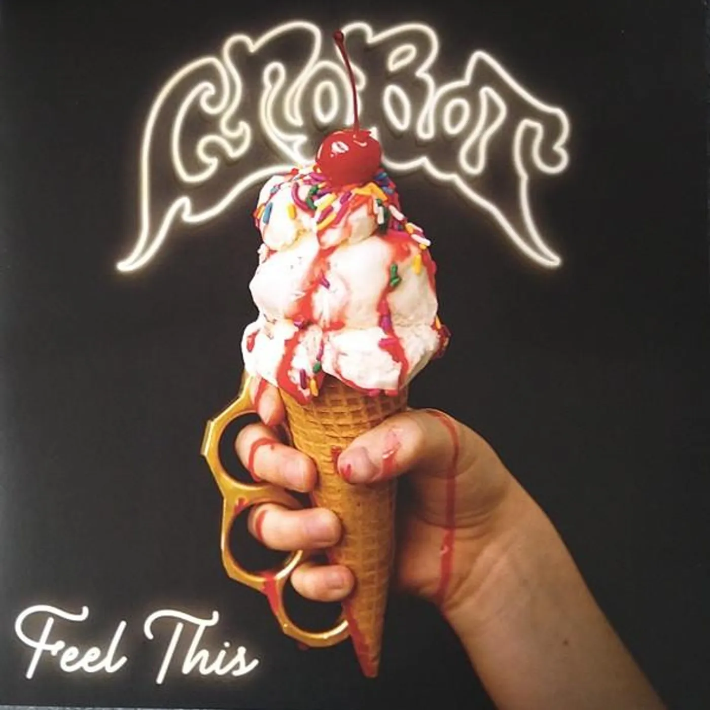 Crobot FEEL THIS (TRANSPARENT RED VINYL) Vinyl Record