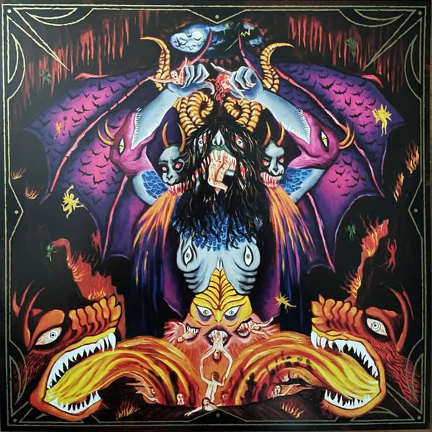 Devil Master SATAN SPITS ON CHILDREN OF LIGHT Vinyl Record