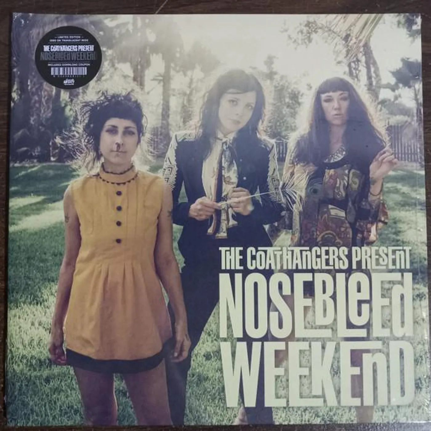 The Coathangers NOSEBLEED WEEKEND (TRANSLUCENT ROSE VINYL) Vinyl Record