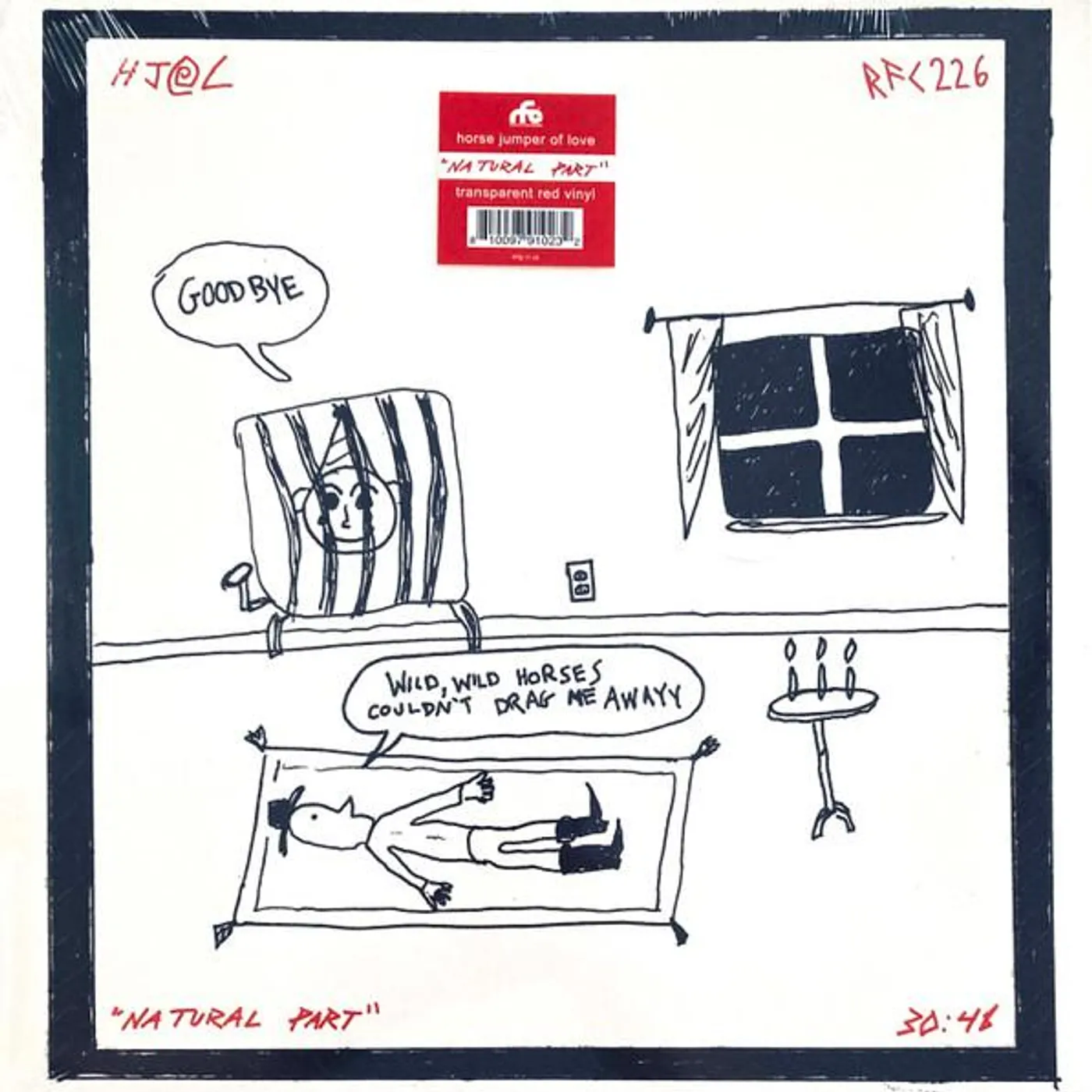 Horse Jumper of Love NATURAL PART (TRANSPARENT RED VINYL) Vinyl Record