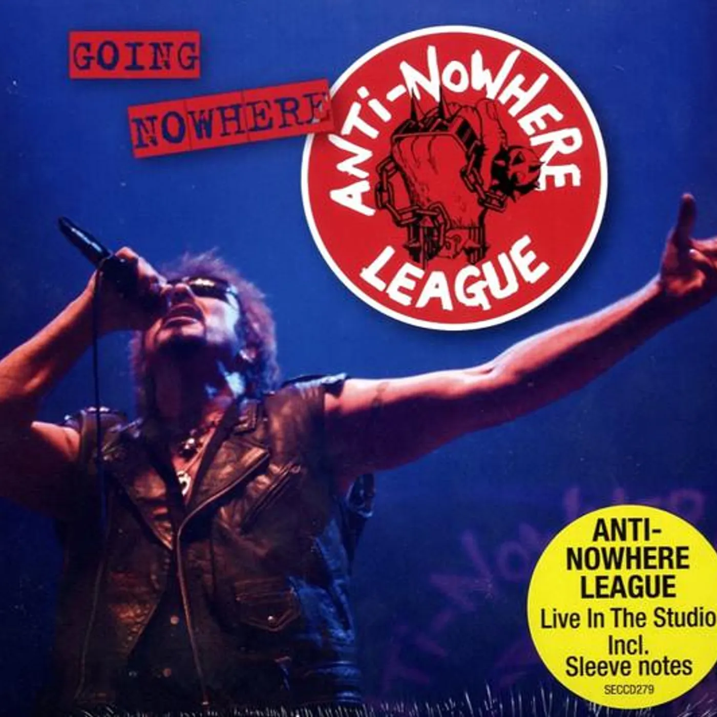 Anti-Nowhere League GOING NOWHERE (BUT GOING STRONG) CD