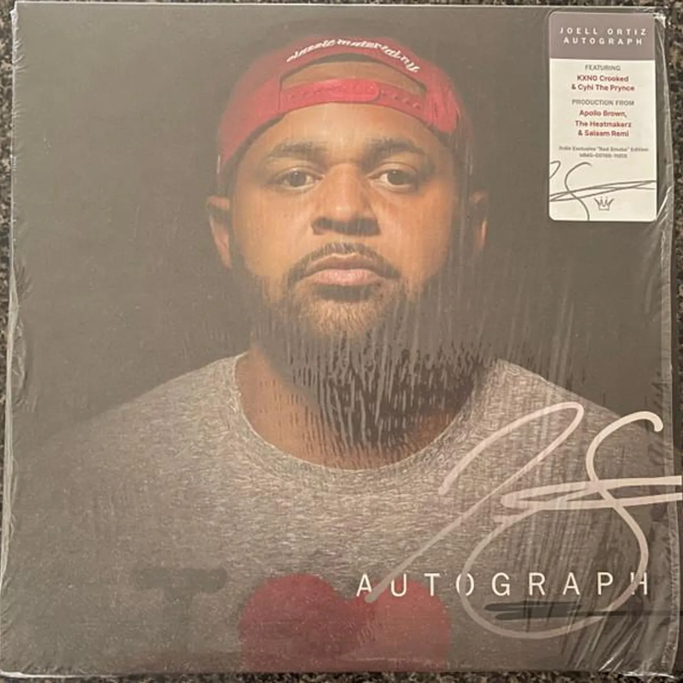 Joell Ortiz AUTOGRAPH (RED SMOKE VINYL) (I) Vinyl Record