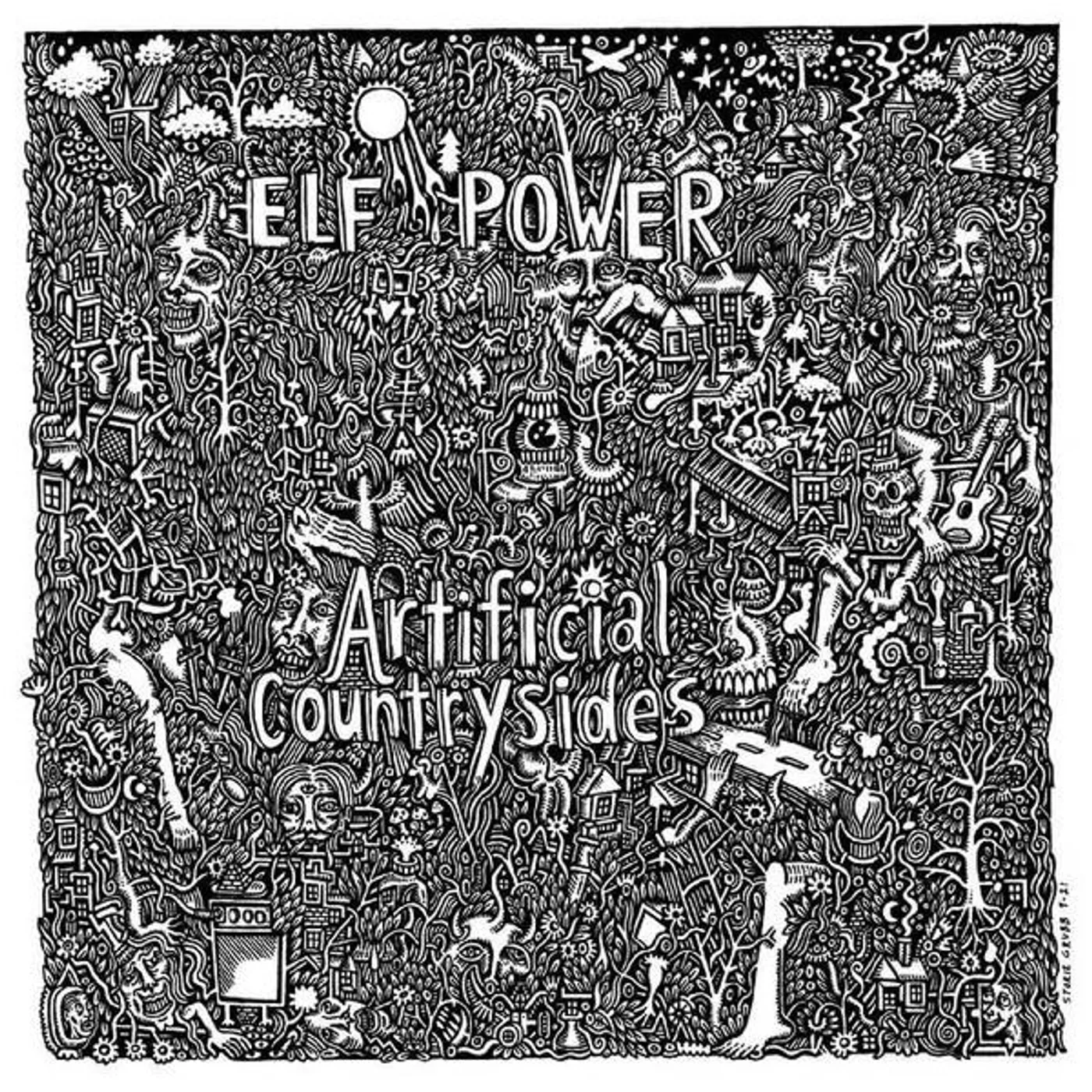 Elf Power Artificial Countrysides (Clear Purple) Vinyl Record