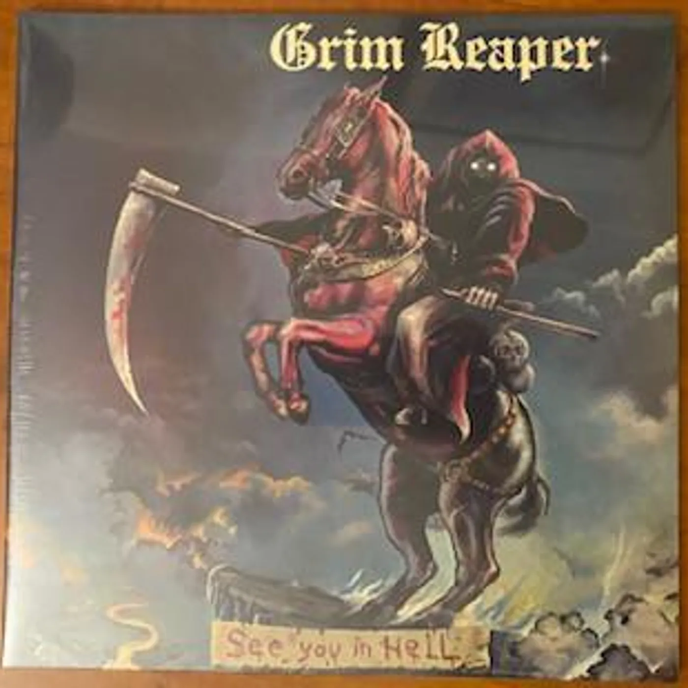 Grim Reaper SEE YOU IN HELL (GREY VINYL) Vinyl Record