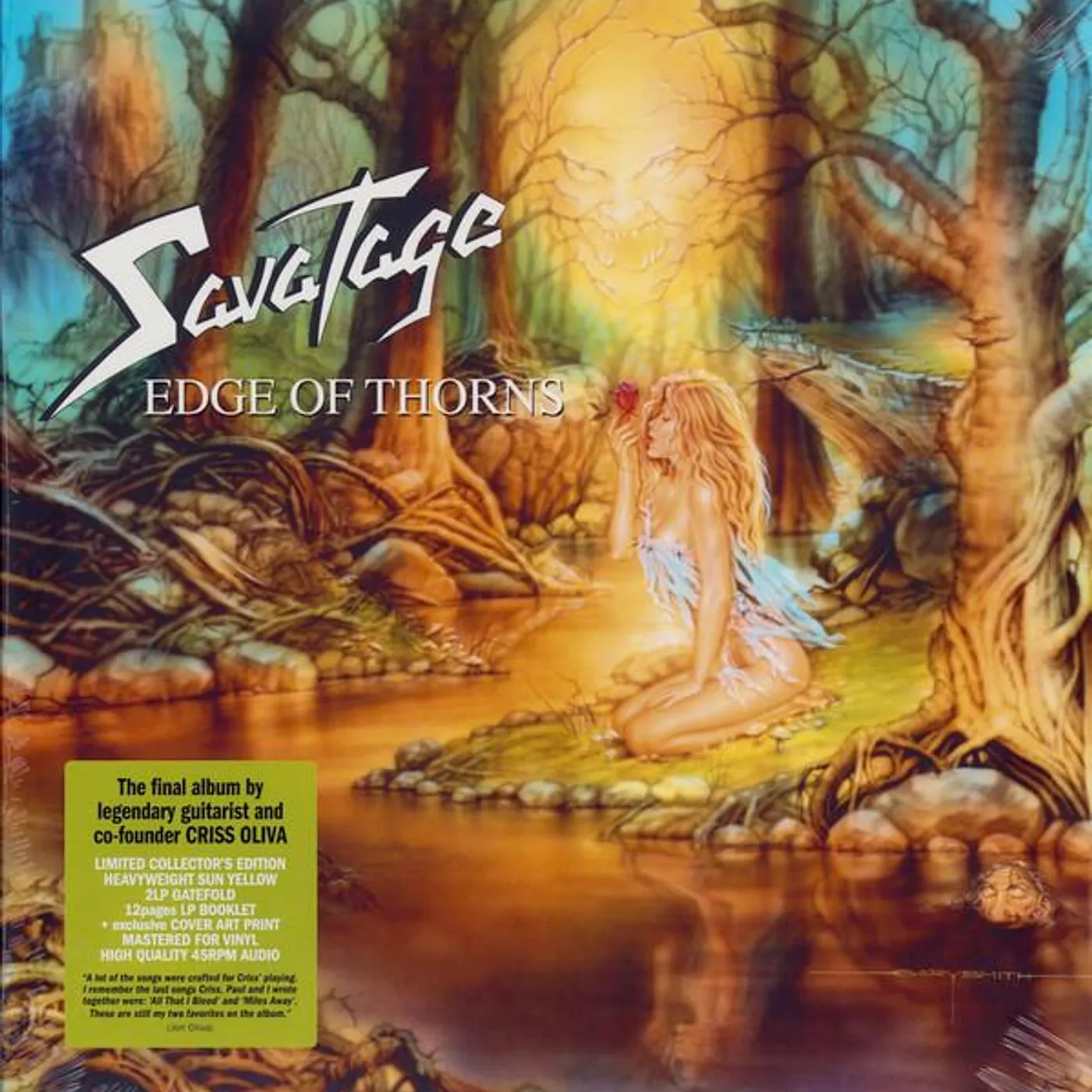 Savatage EDGE OF THORNS (2LP) Vinyl Record