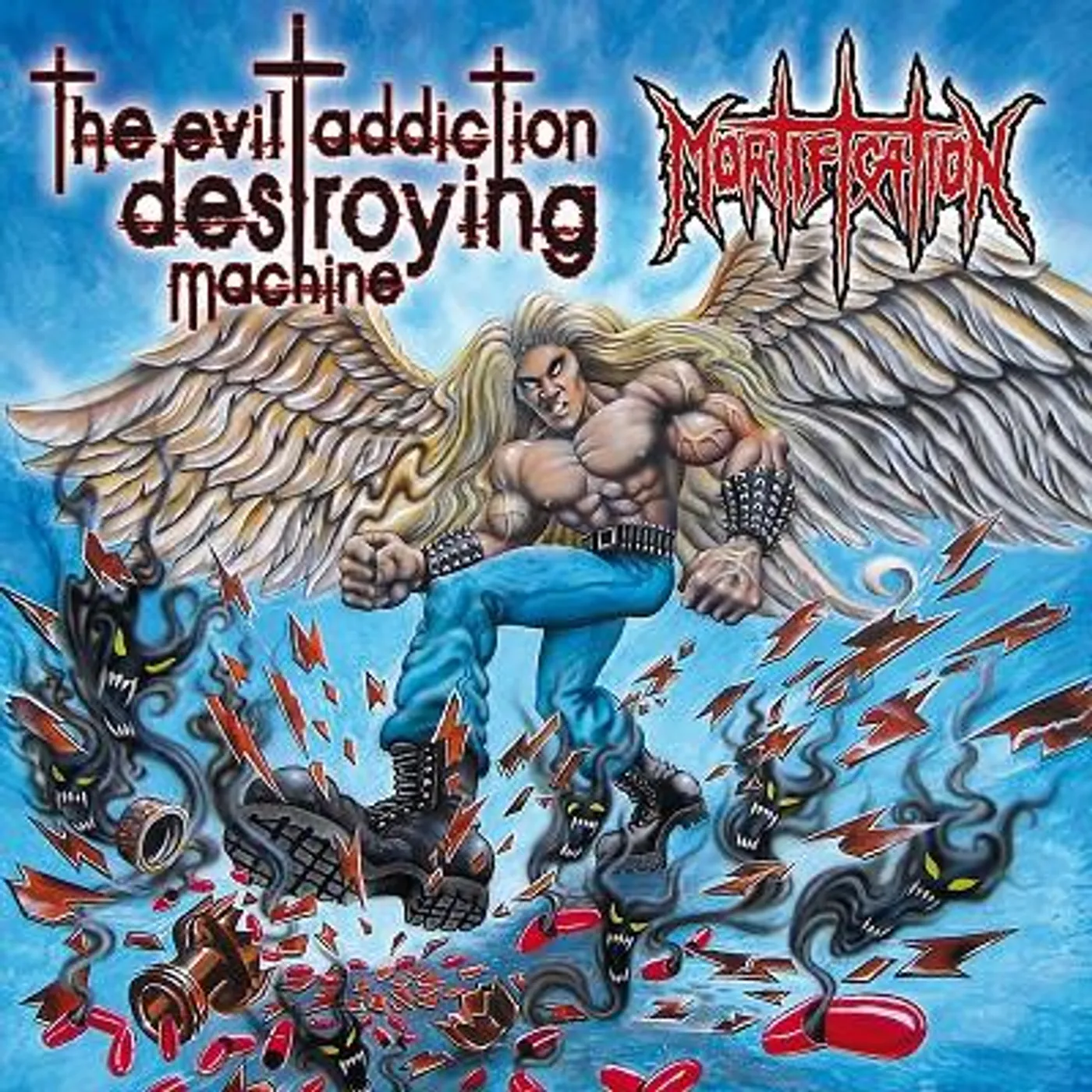 Mortification EVIL ADDICTION DESTROYING MACHINE Vinyl Record