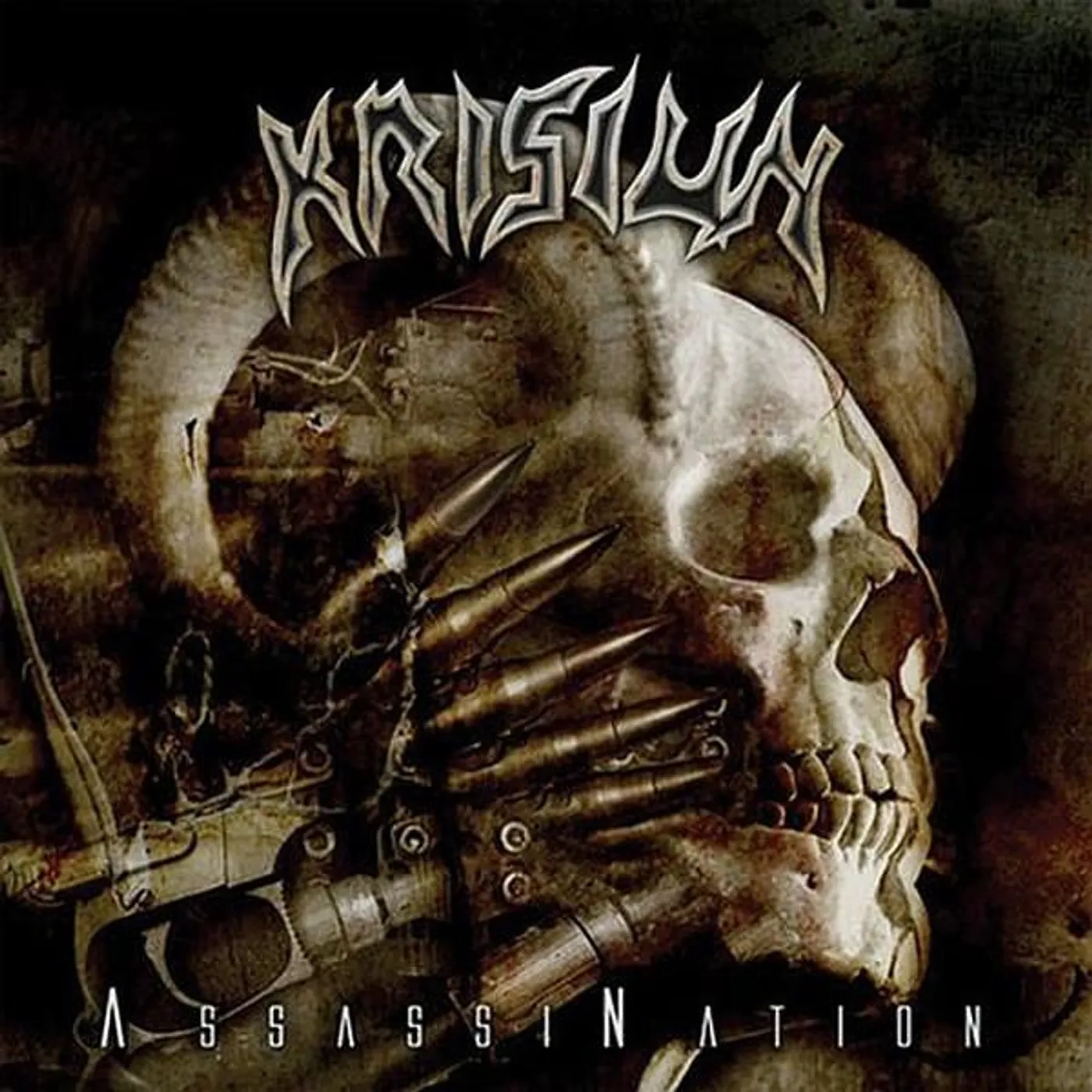 Krisiun ASSASSINATION (CLEAR/BLACK MARBLED VINYL) Vinyl Record