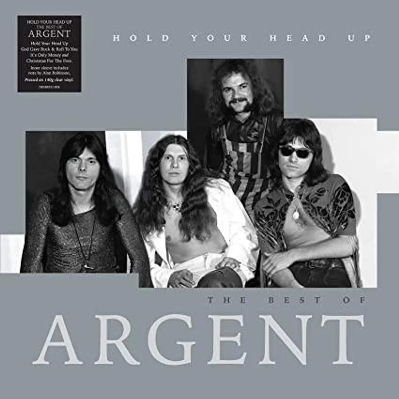Argent HOLD YOUR HEAD UP - THE BEST OF (140G/CLEAR VINYL) Vinyl Record