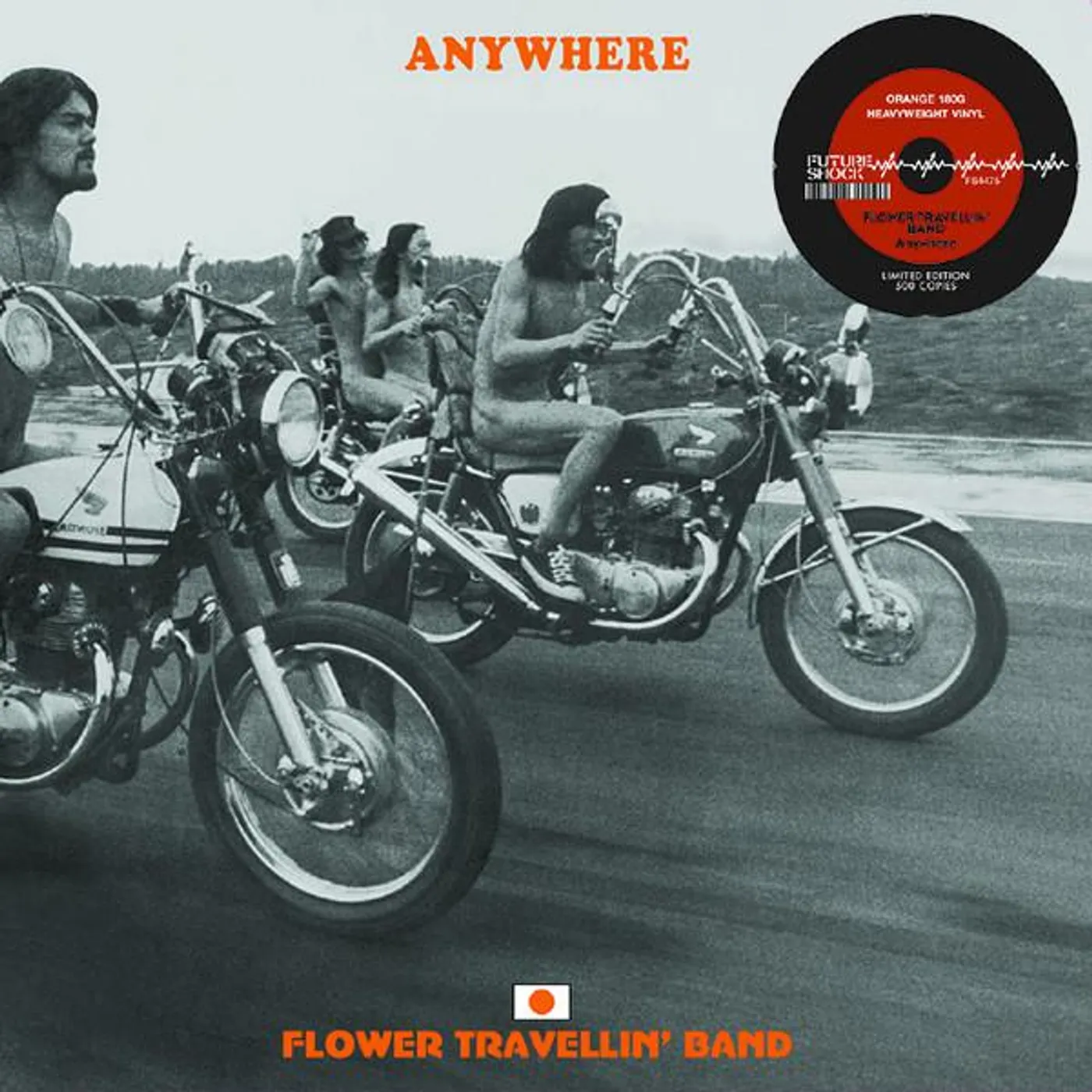 Flower Travellin' Band ANYWHERE Vinyl Record