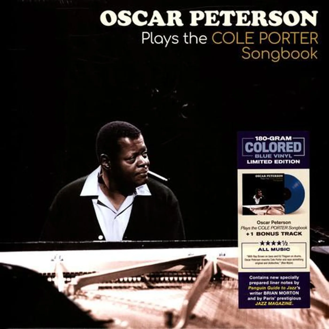 Oscar Peterson PLAYS THE COLE PORTER SONGBOOK (BLUE VINYL) Vinyl Record