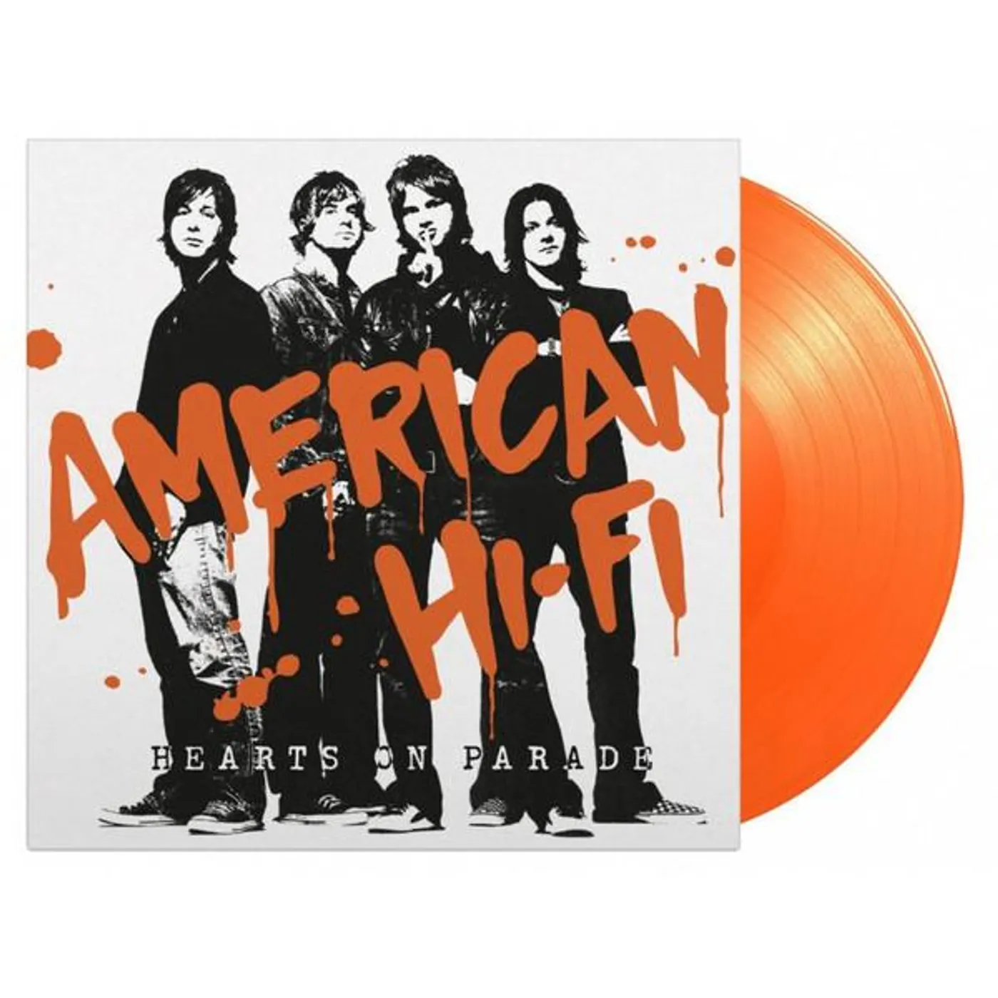 American Hi-Fi HEARTS ON PARADE (LIMITED/ORANGE VINYL/180G/INSERT/NUMBERED/IMPORT) Vinyl Record