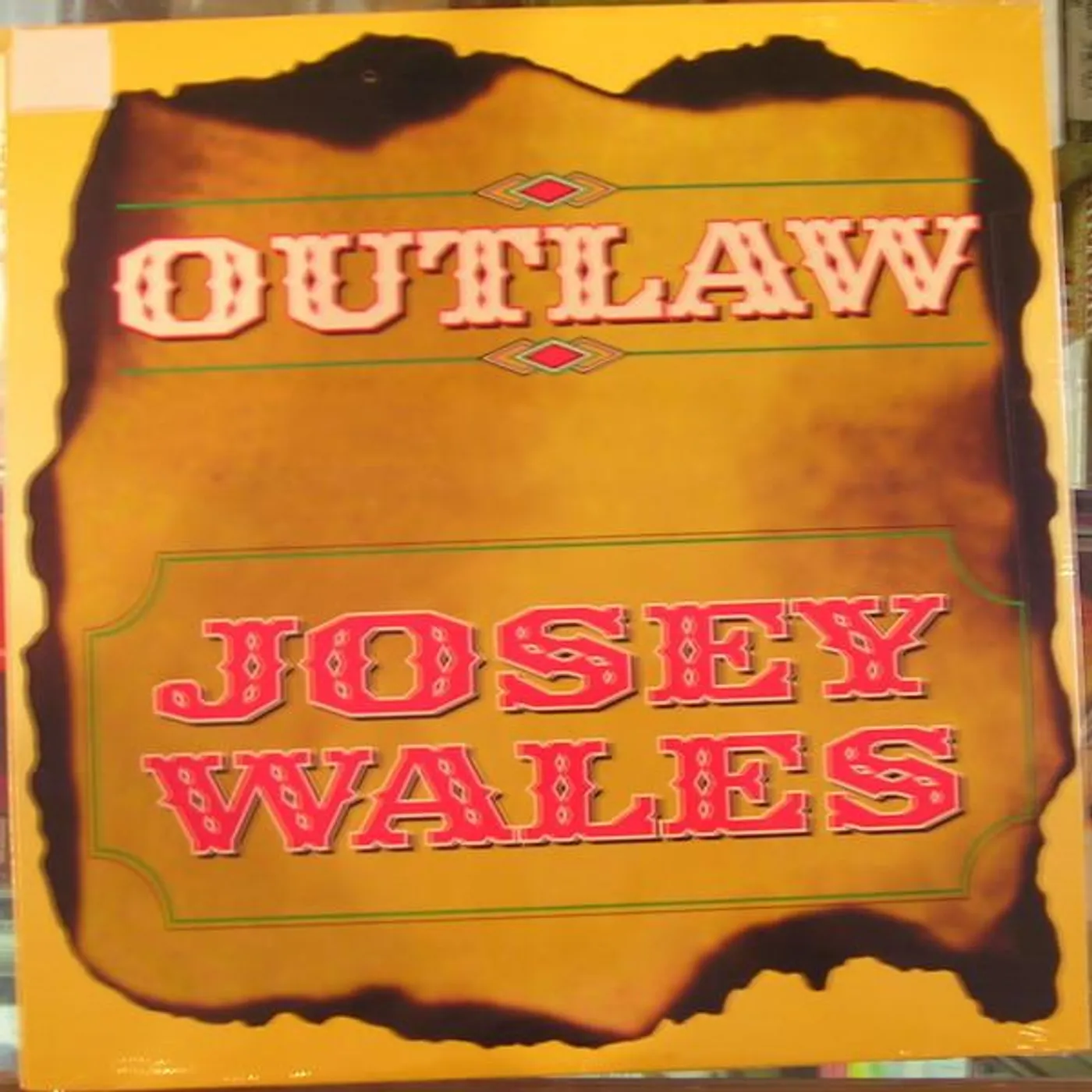 Josey Wales Outlaw Vinyl Record