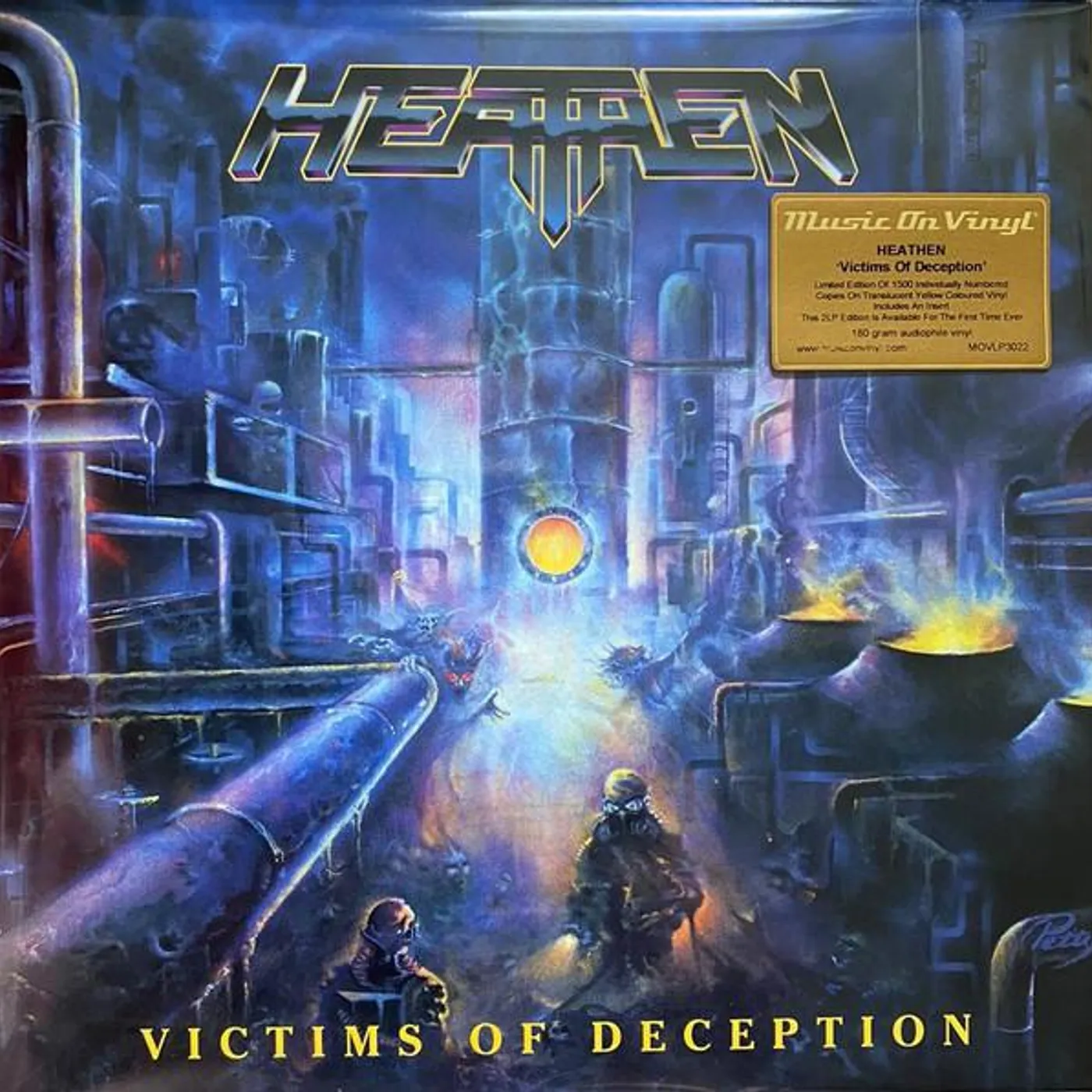 Heathen Victims Of Deception (180g/2LP/Yellow) Vinyl Record