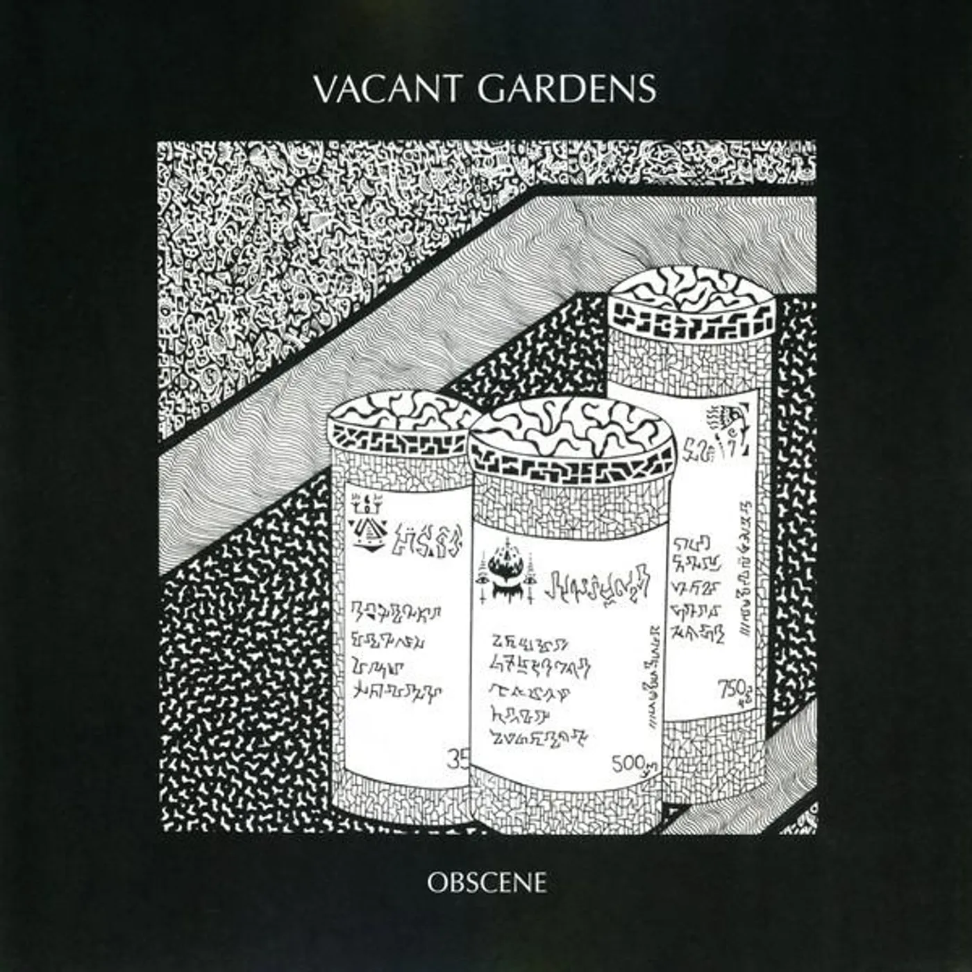 Vacant Gardens OBSCENE (CLEAR VINYL) Vinyl Record
