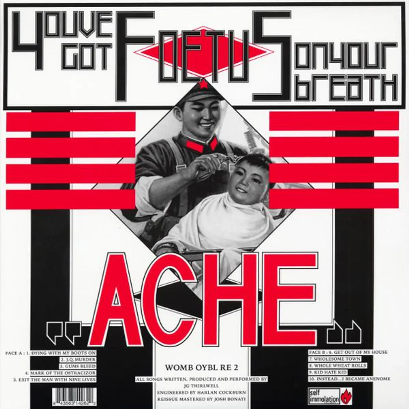 Foetus ACHE Vinyl Record