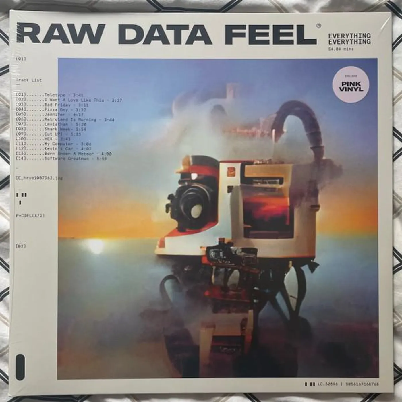 Everything Everything RAW DATA FEEL (CLEAR VINYL) Vinyl Record