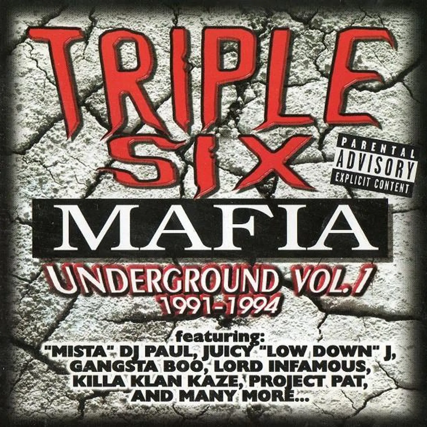Three 6 Mafia UNDERGROUND VOL.1 CD
