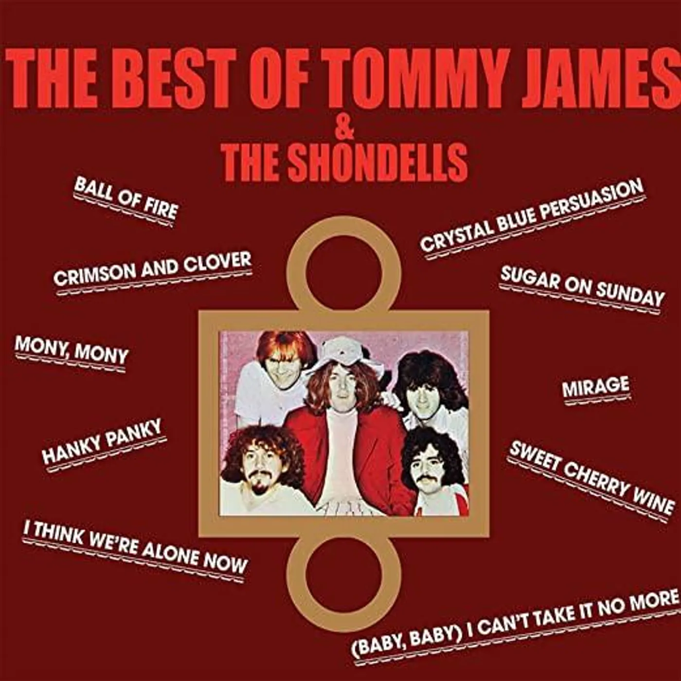 BEST OF TOMMY JAMES & THE SHONDELLS (CRIMSON RED AUDIOPHILE VINYL/LIMITED) Vinyl Record