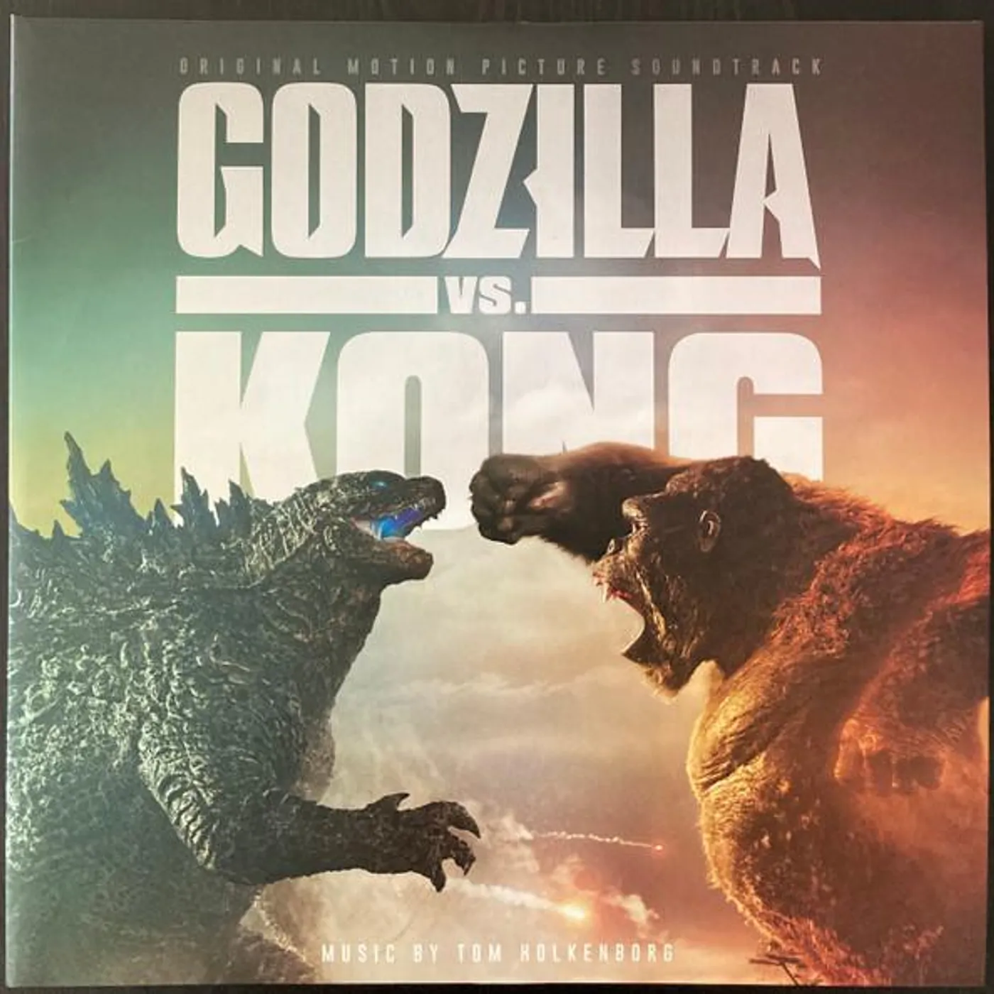 Junkie XL GODZILLA VS KONG Original Soundtrack (BLUE & ORANGE MULTI-COLOR VINYL/2LP) Vinyl Record