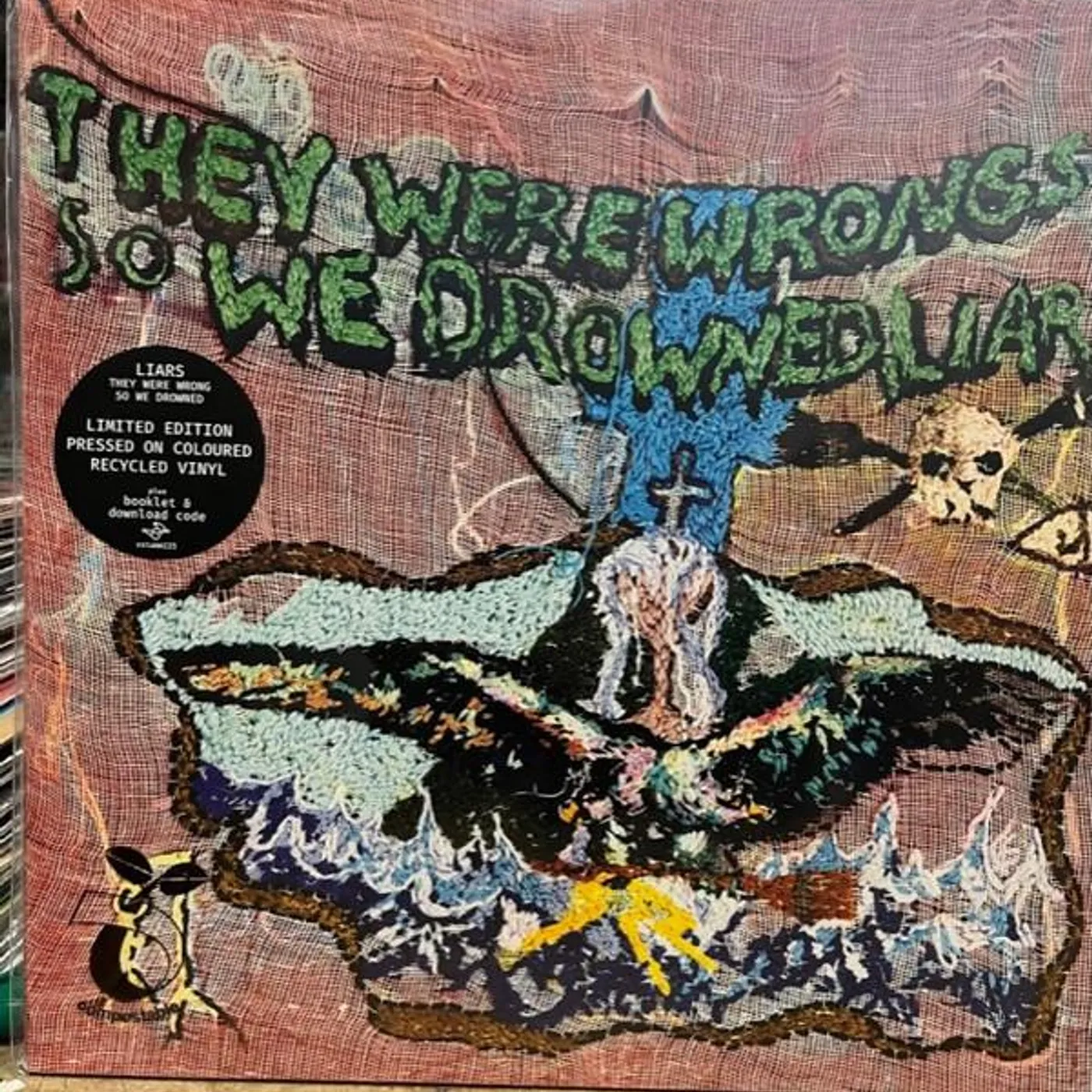 Liars THEY WERE WRONG, SO WE DROWNED (LIMITED EDITION RECYCLED COLOR VINYL) Vinyl Record