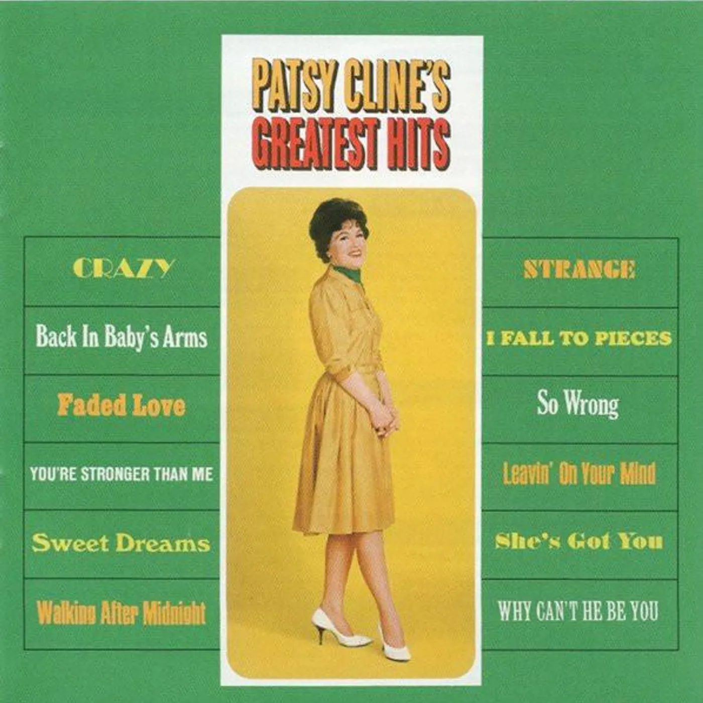 Patsy Cline GREATEST HITS CD
