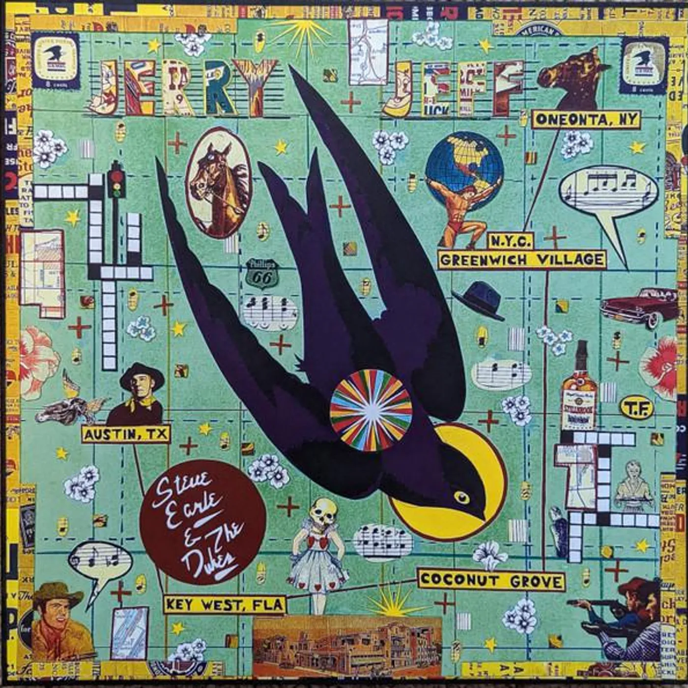 Steve Earle JERRY JEFF Vinyl Record